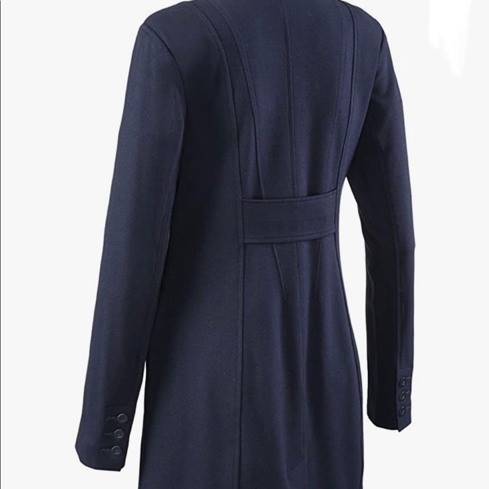 Cabi The Lido Cardigan Jacket Solid Navy Blue Long Sleeves Size S - Picture 9 of 11